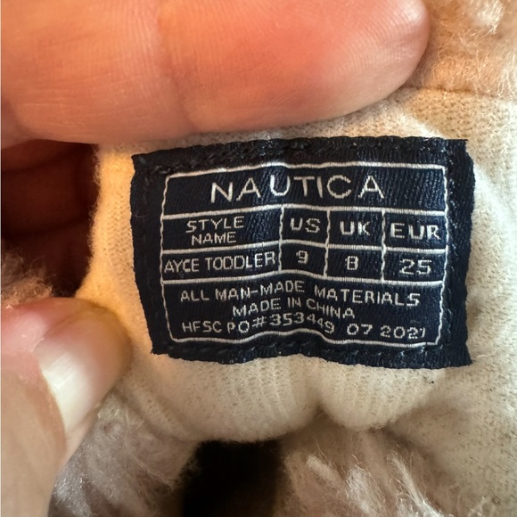 Nautica toddler pink and gray winter duck boots - Picture 2 of 5